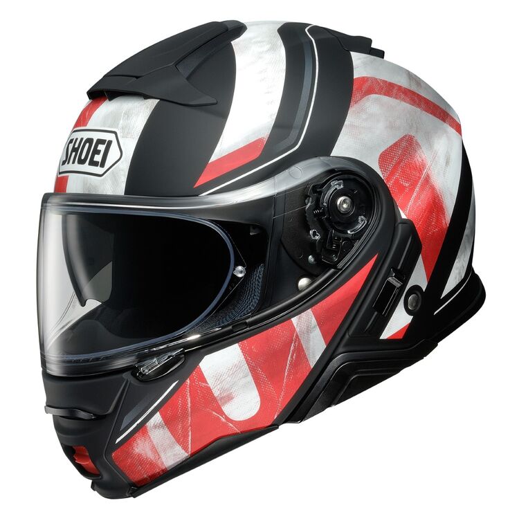 Shoei Neotec 2 Jaunt Helmet red, white, black