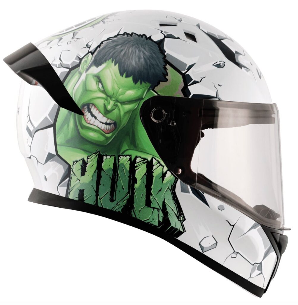 Vega Bolt Marvel Hulk Edition Helmet
