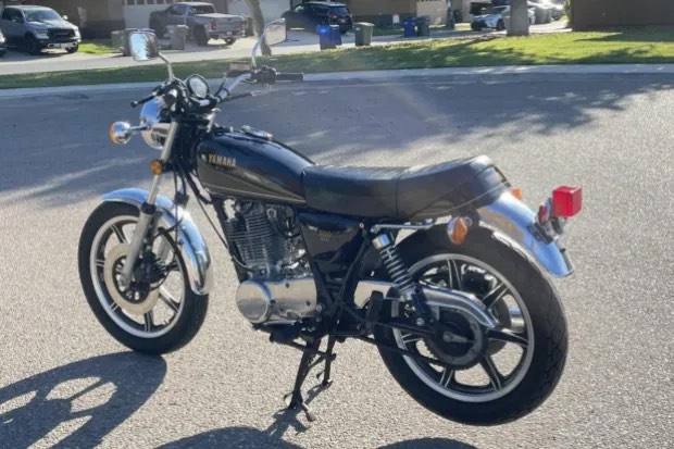 1978 Yamaha SR500 rear three quarter