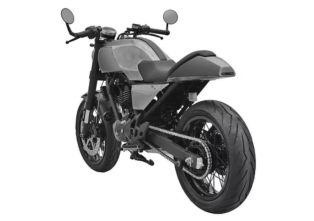 Honda 300 Cafe Racer Prototype rear view