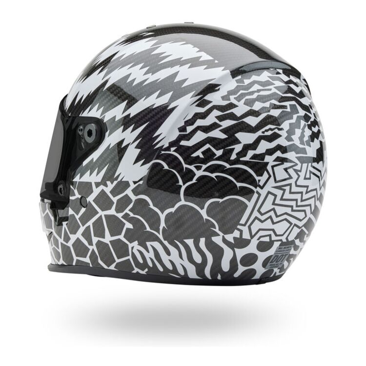 Bell Eliminator Carbon Deathspray Limited Edition Helmet rear three quarter