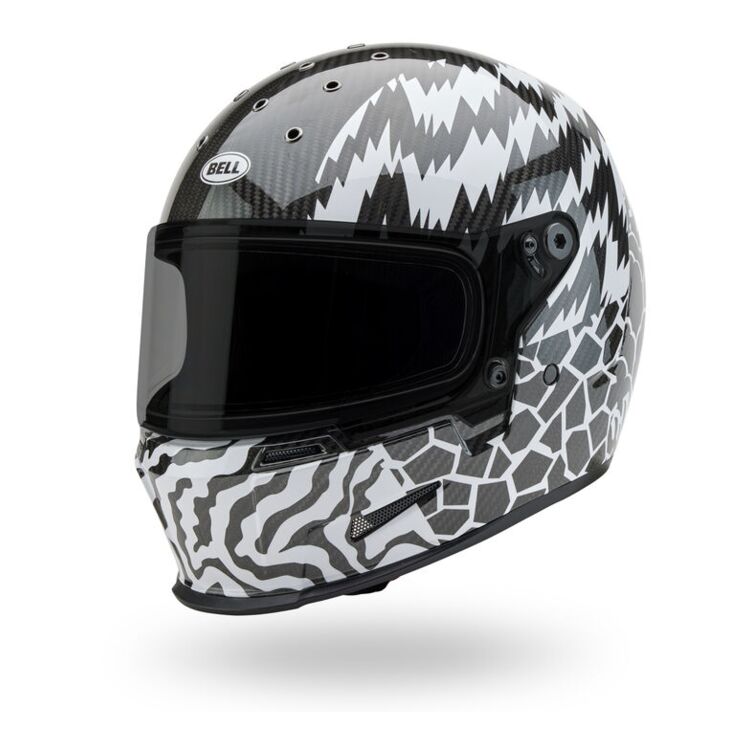 Bell Eliminator Carbon Deathspray Limited Edition Helmet front three quarter