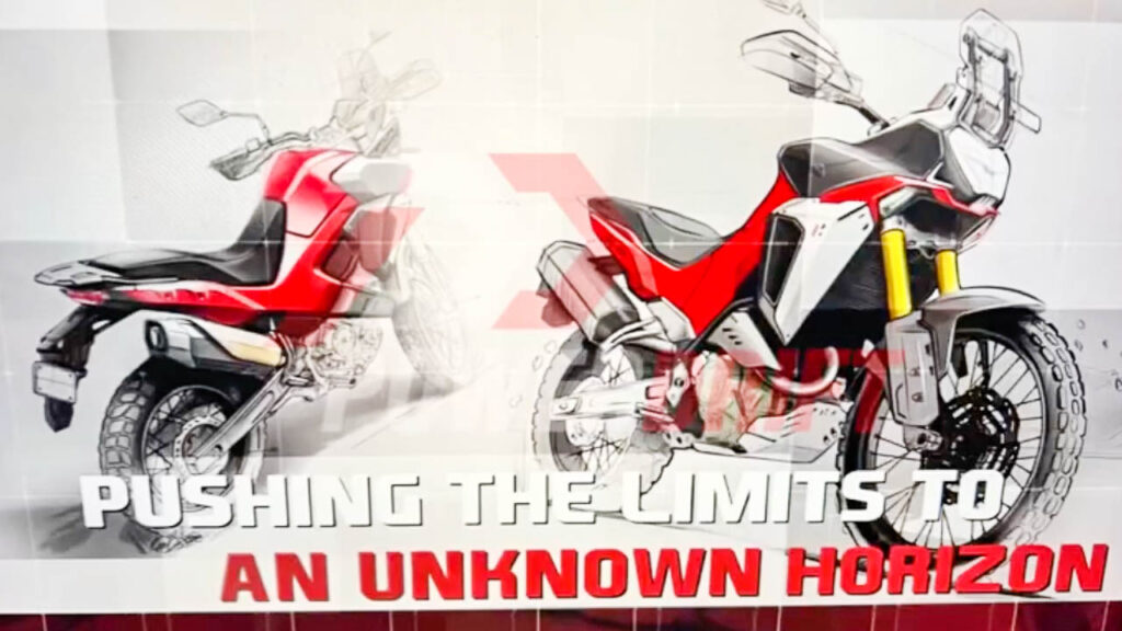 Hero Xpulse 421 sketch from EICMA.