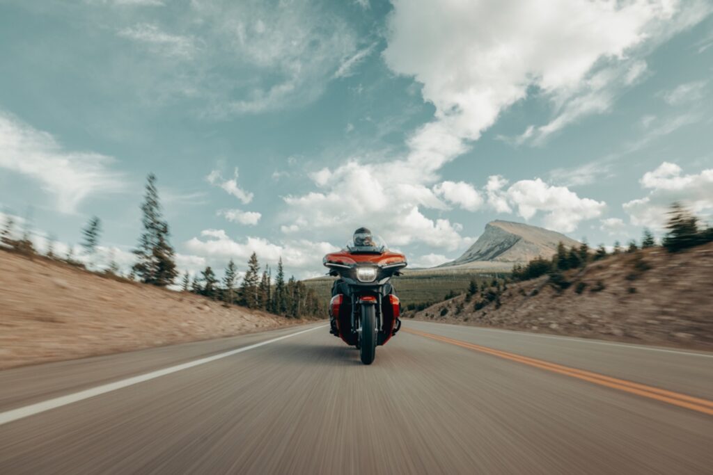 2025 Harley-Davidson Street Glide Ultra front while riding