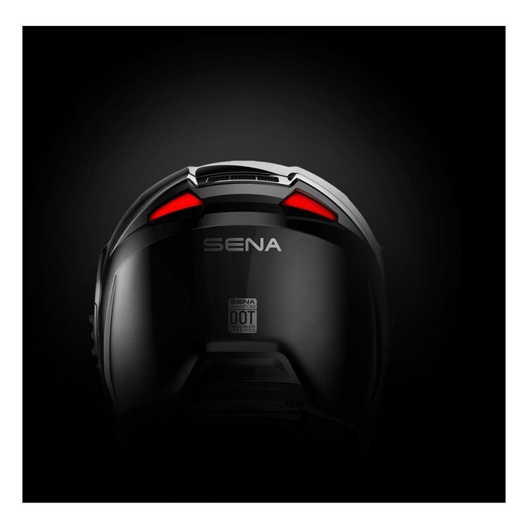 Sena Phantom Smart Mesh Bluetooth Helmet rear of the helmet