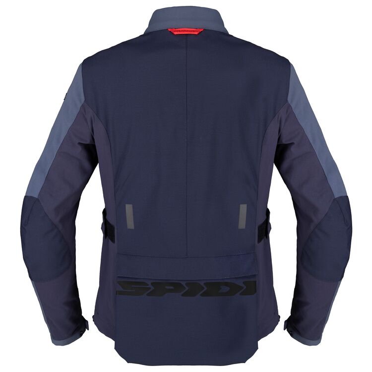 Spidi Terran Jacket in blue the back of the jacket