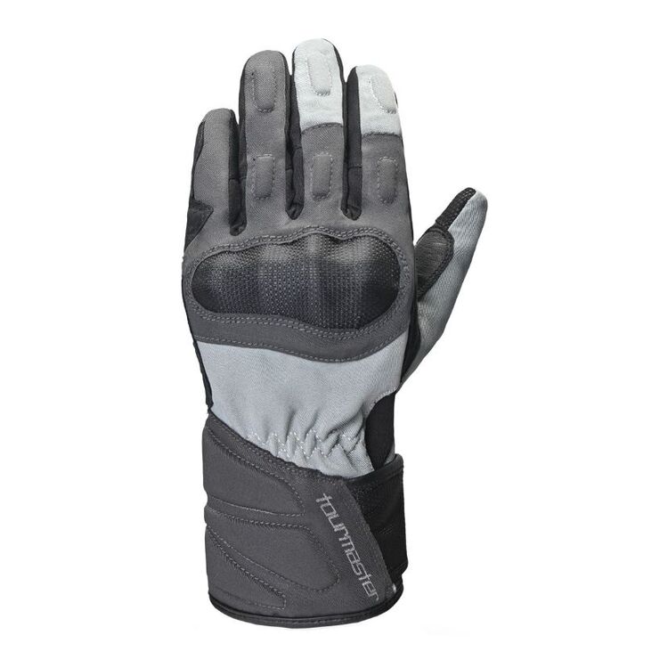 Tourmaster Tour-Tex 2.0 Waterproof Gloves back of the hand gray