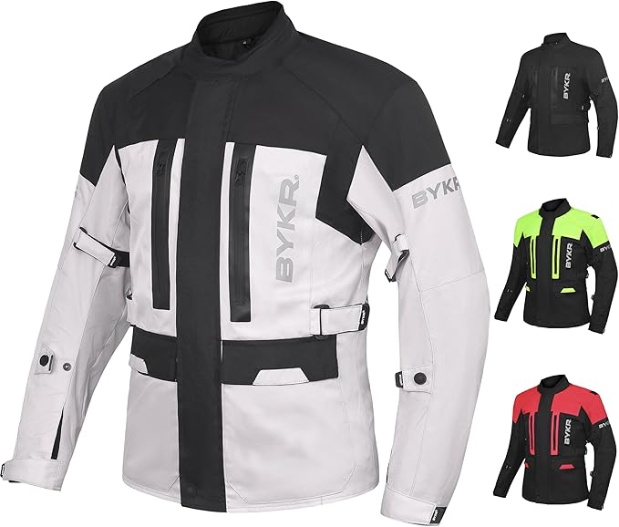 BYKR Adventure Touring Motorcycle Jacket in all the various colors