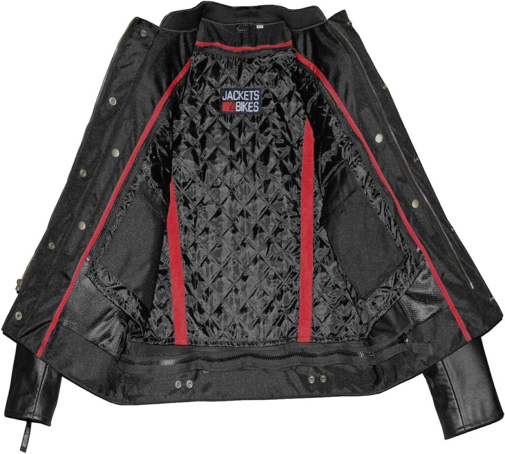 Jackets 4 Bikes Commuter Premium Natural Buffalo Leather Motorcycle Jacket