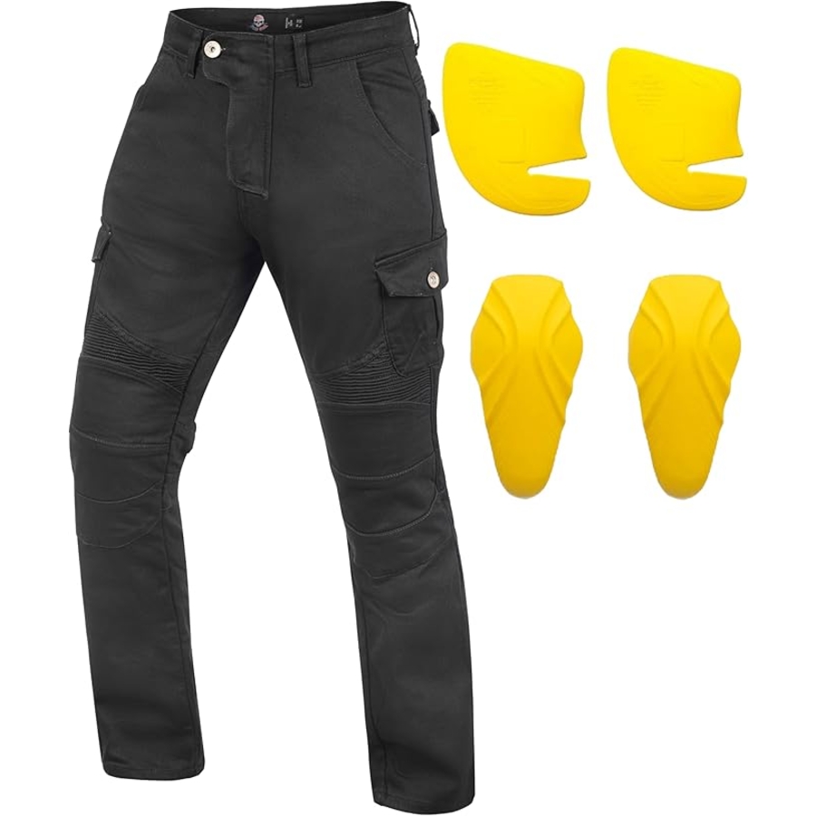 Wicked Stock motorcycle jeans with armor for the knees and hips