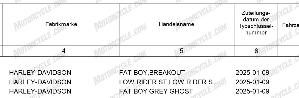 2025 Harley-Davidson Fat Boy Grey Ghost paperwork