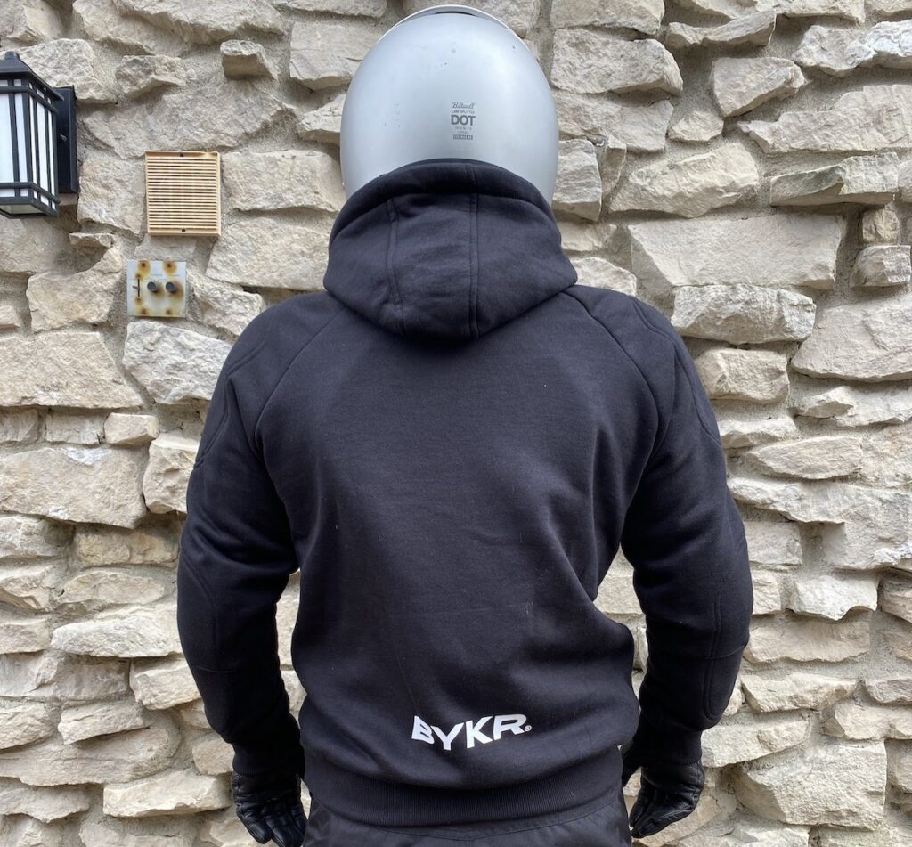 BYKR Motorcycle Hoodie rear