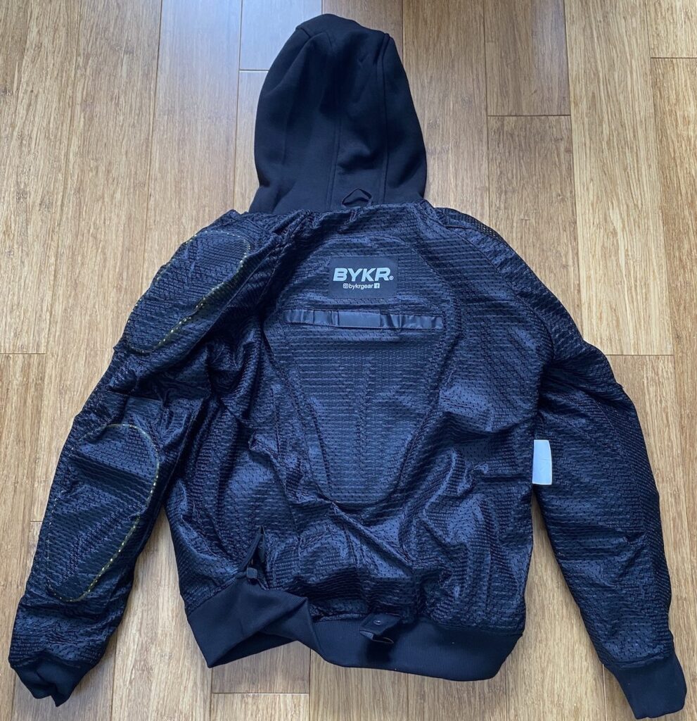 BYKR Motorcycle Hoodie interior liner