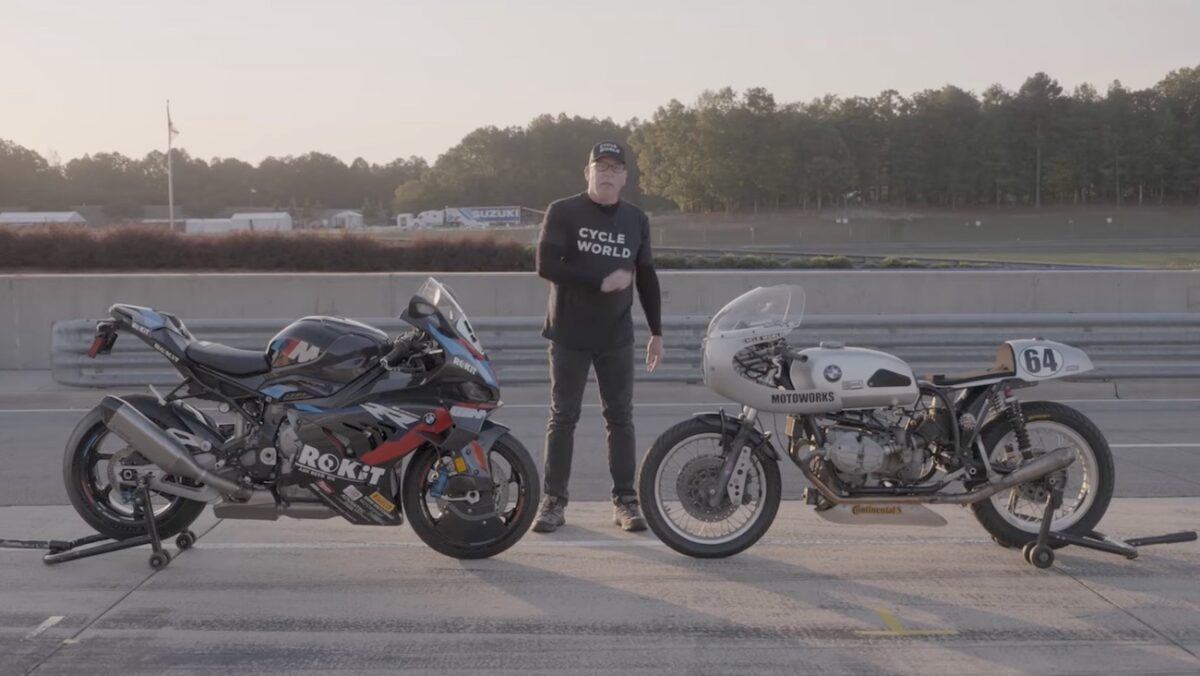 A Journey With the Oldest and Newest BMW Superbikes Thanks to Cycle World