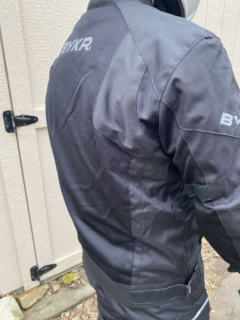 BYKR Mesh Motorcycle Jacket close up