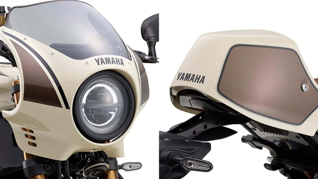 Yamaha Y's Gear front cowl and seat cowl for the XSR900
