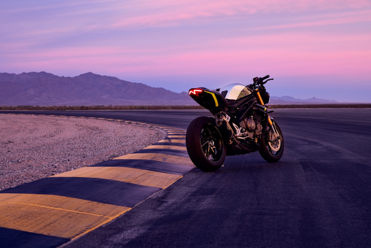 2025 Triumph Speed Triple rear view