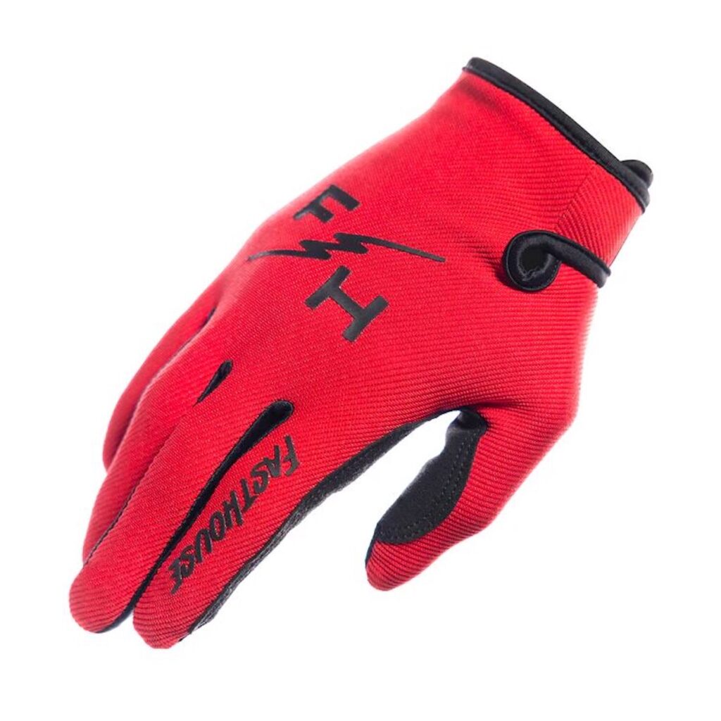 Fasthouse Carbon Eternal Gloves red
