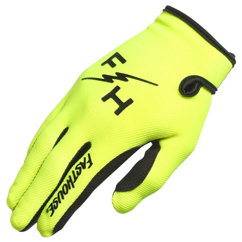 Fasthouse Carbon Eternal Gloves Hi-Viz yellow
