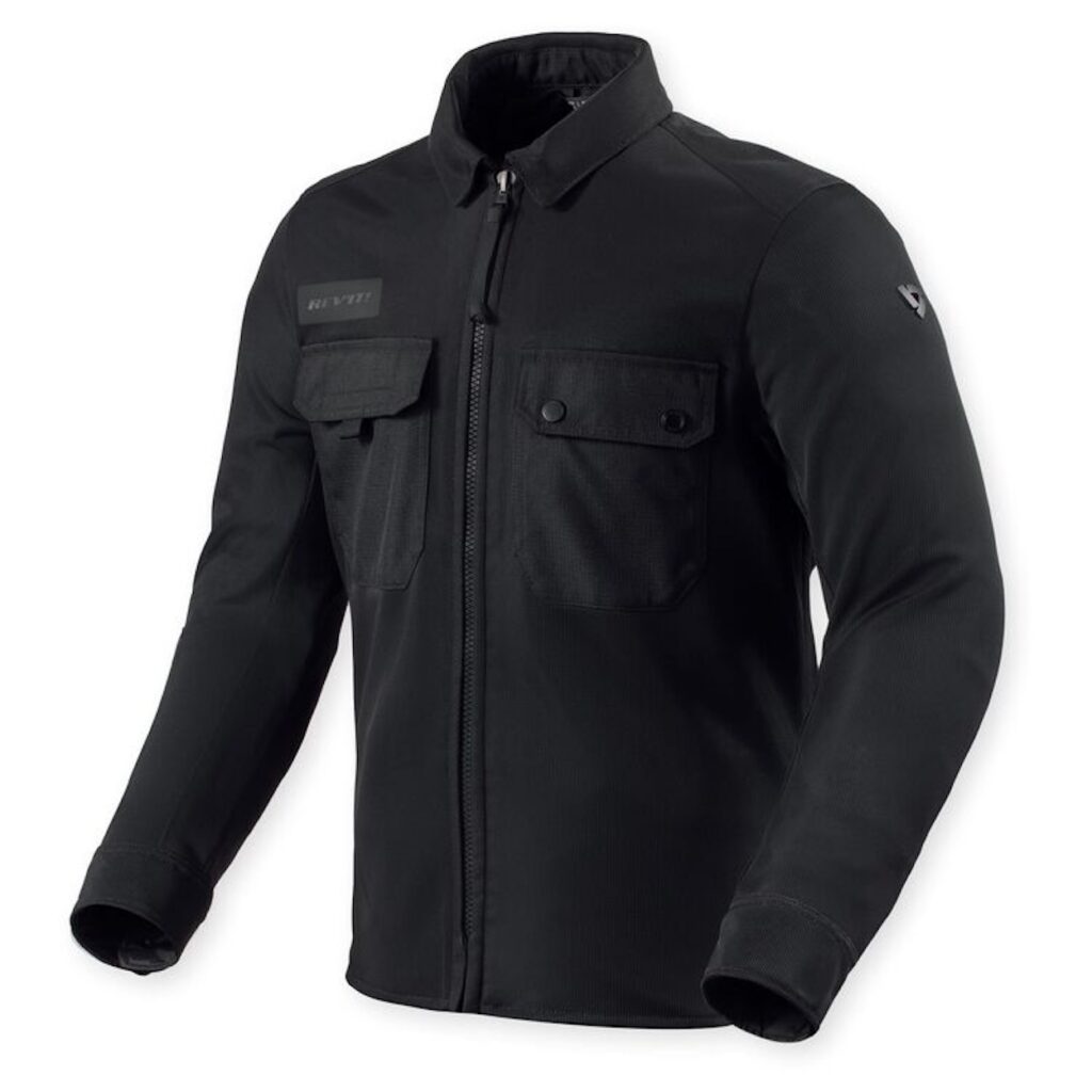 REV'IT! Tracer Air 3 Overshirt front in black
