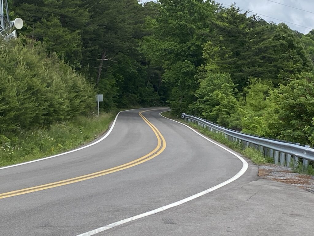 Some curves of the Tail of the Dragon