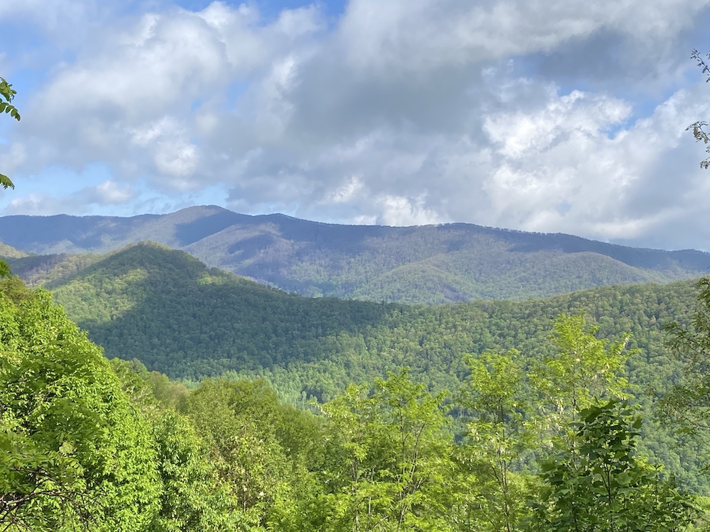 Scenic view from Cherohala Skyway