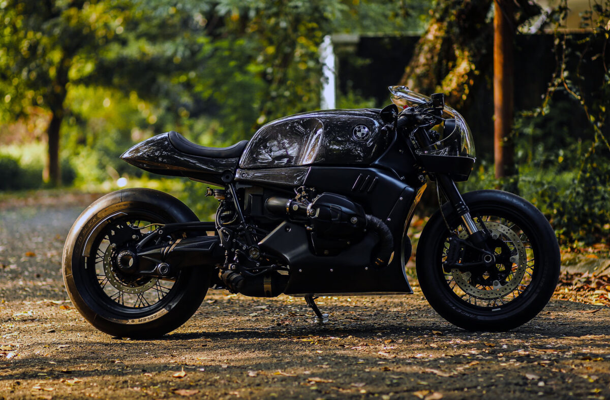 This Smoked Garage BMW R nine T Cafe Racer Is Darkly Beautiful