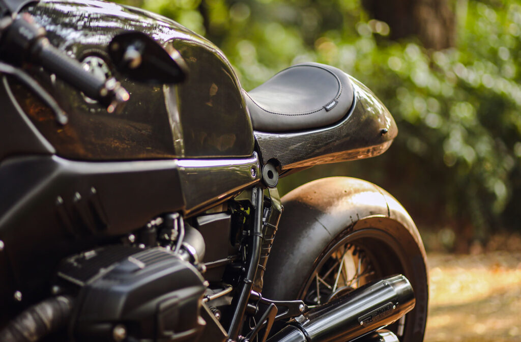 Smoked Garage BMW R nine T Cafe Racer tail