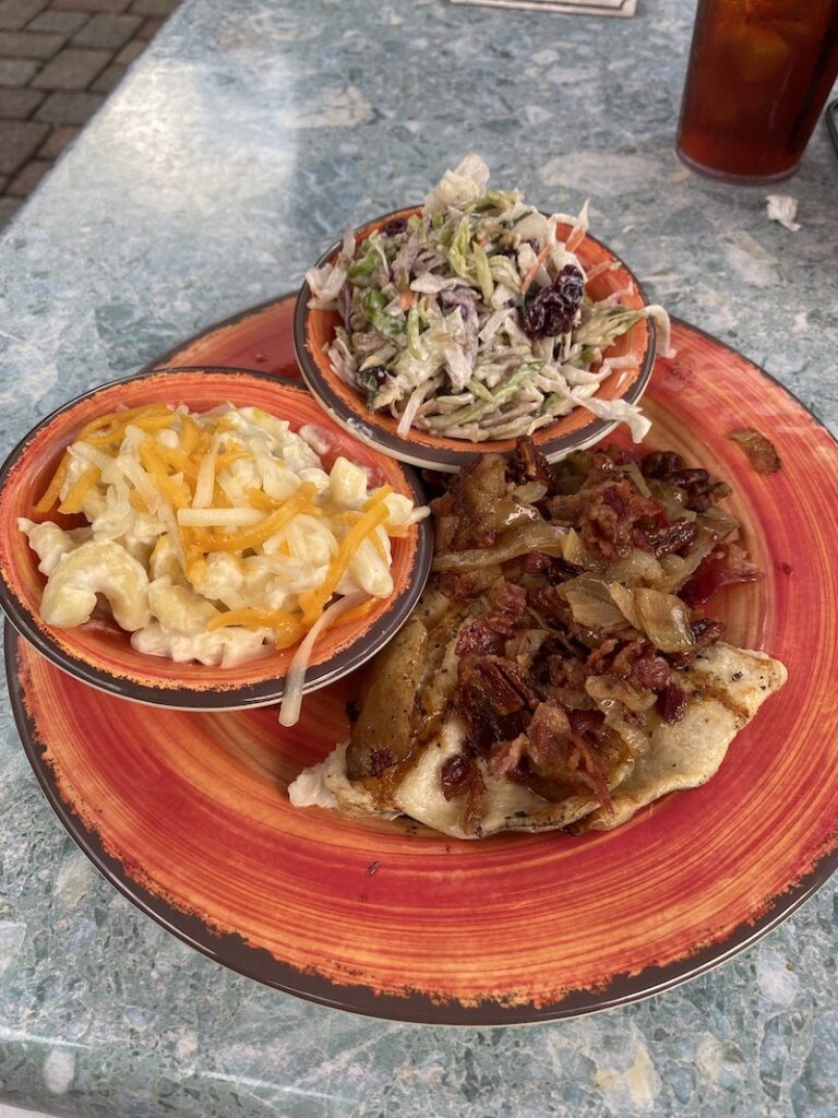 Tapoco Tavern's Campfire Mountain Trout at Tapoco Lodge