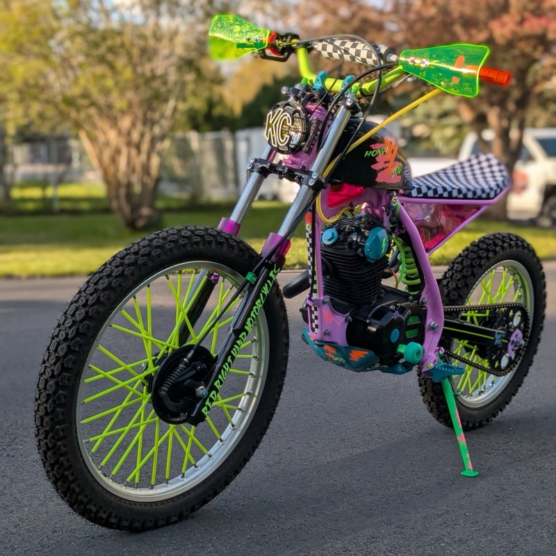 Custom Honda XL200R Scrambler by Mike Schroeder