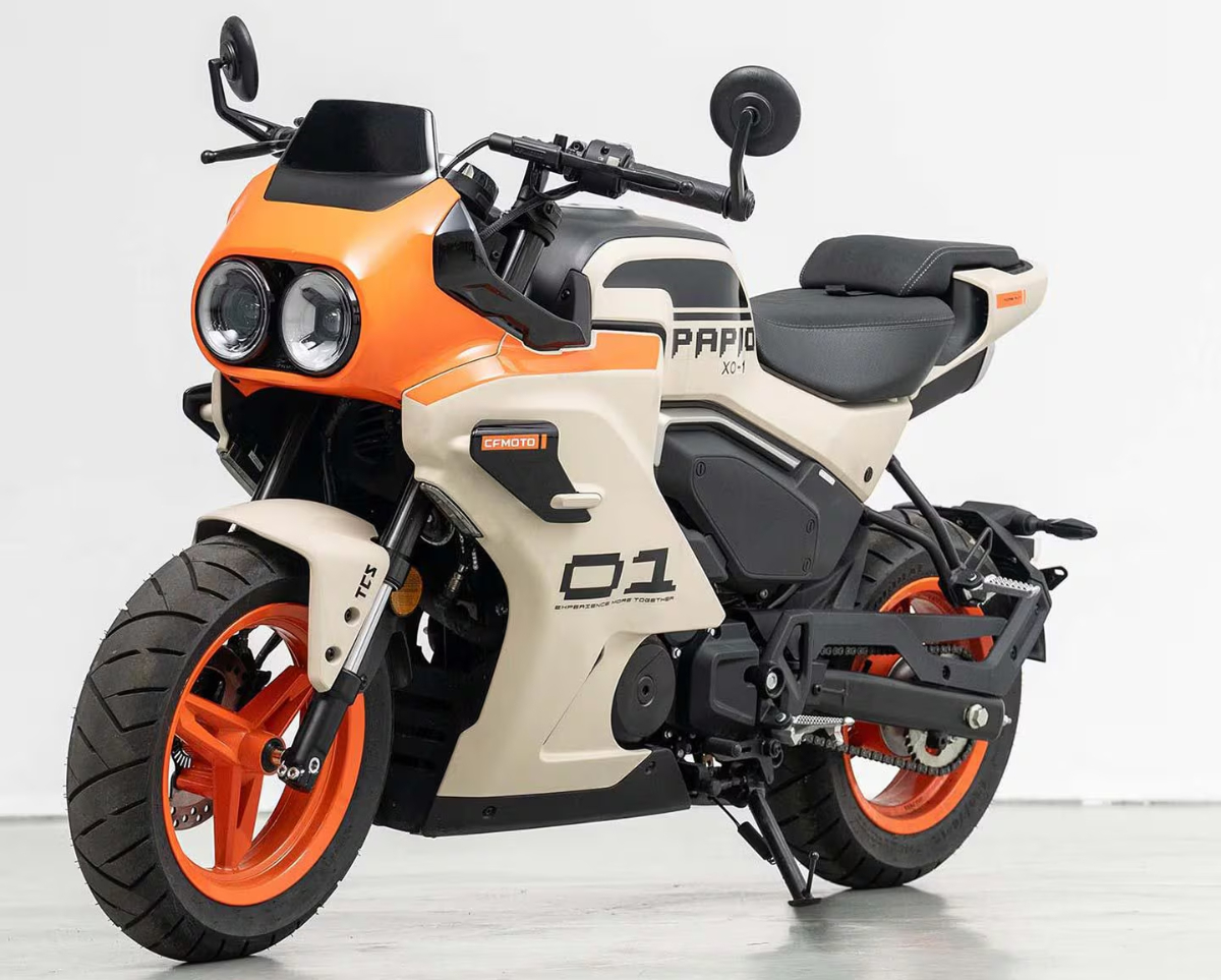 The Fully Faired CFMoto Papio XO-1 Brings Retro Min-Moto Cool