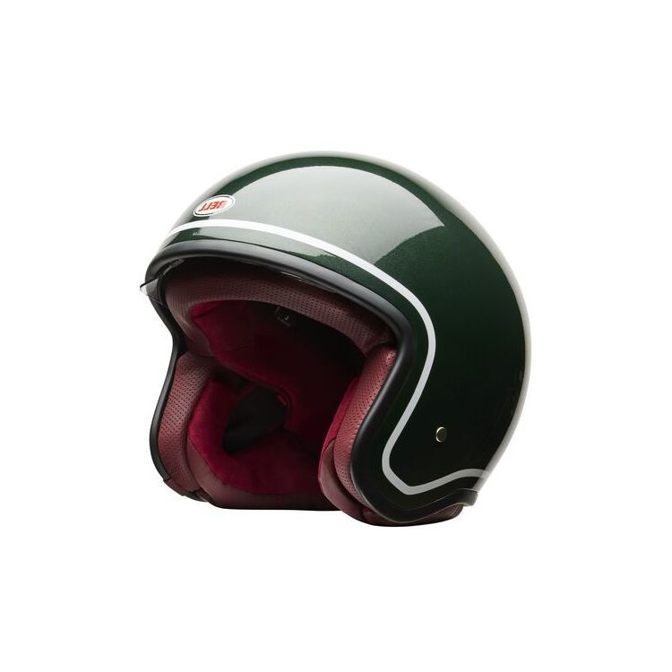 The front of the Bell TX501 Classic Helmet with the visor up