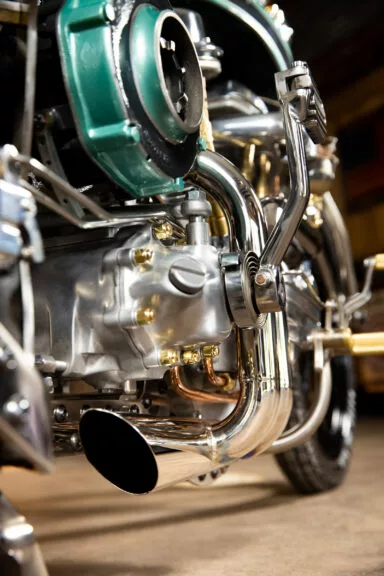 Custom 1948 Harley-Davidson Panhead engine