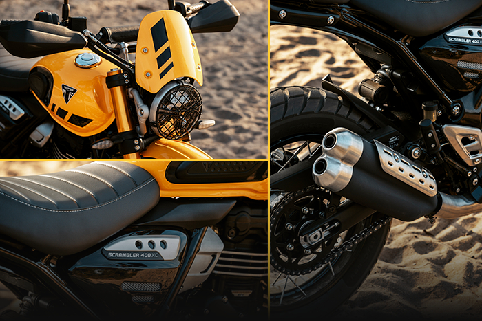 2026 Scrambler 400 XC details