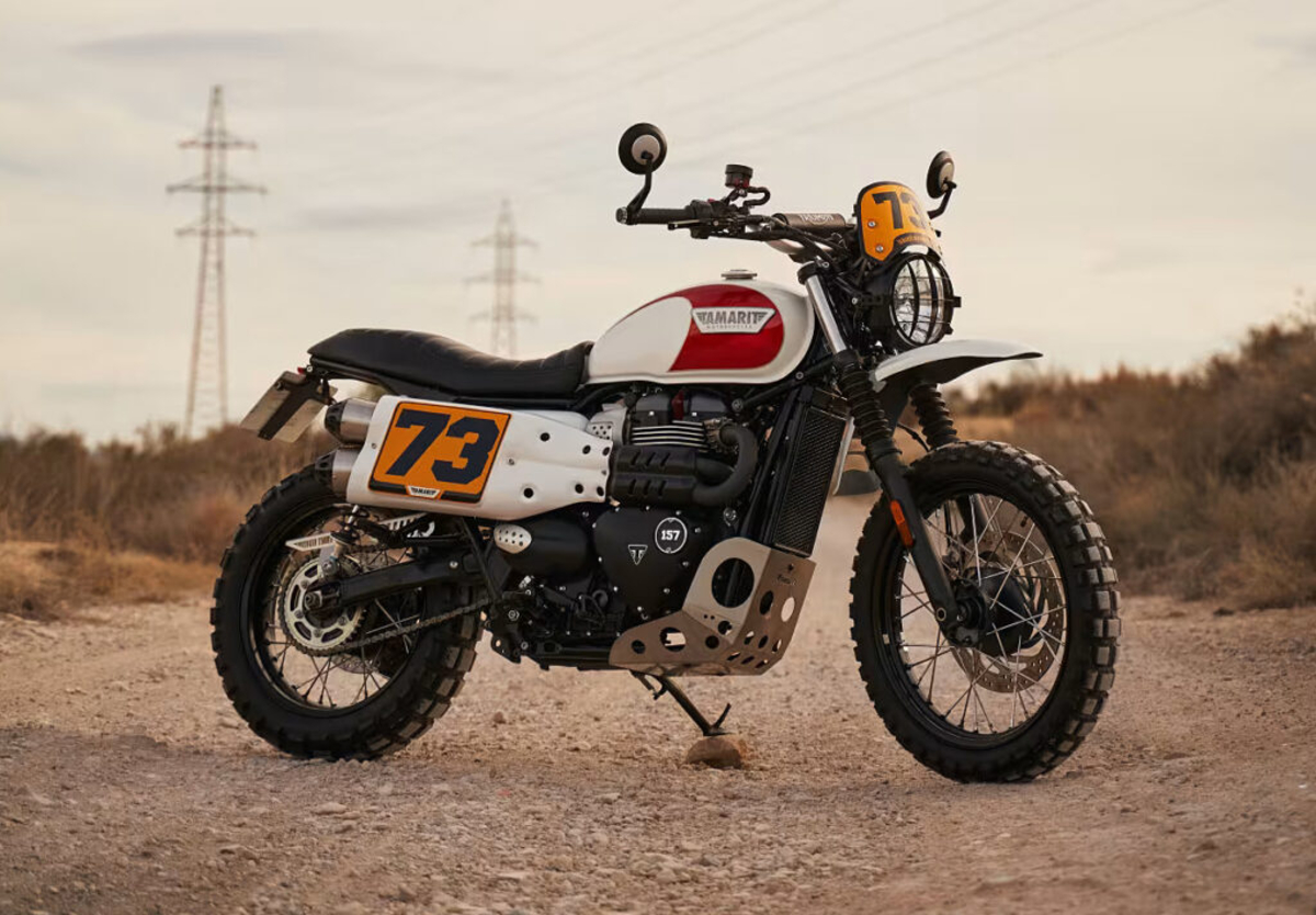 Custom Triumph Scrambler 900 Named ‘Anet 157’ by Tamarit Motorcycles