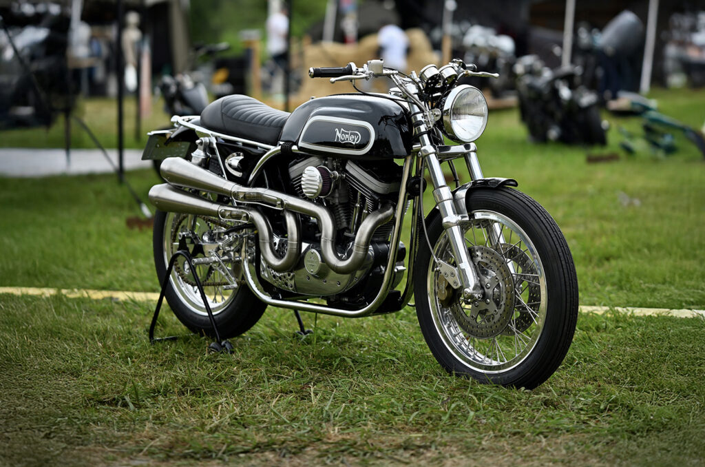 Norton-Harley ‘Norley’ Custom Motorcycle by Cédric Camiade