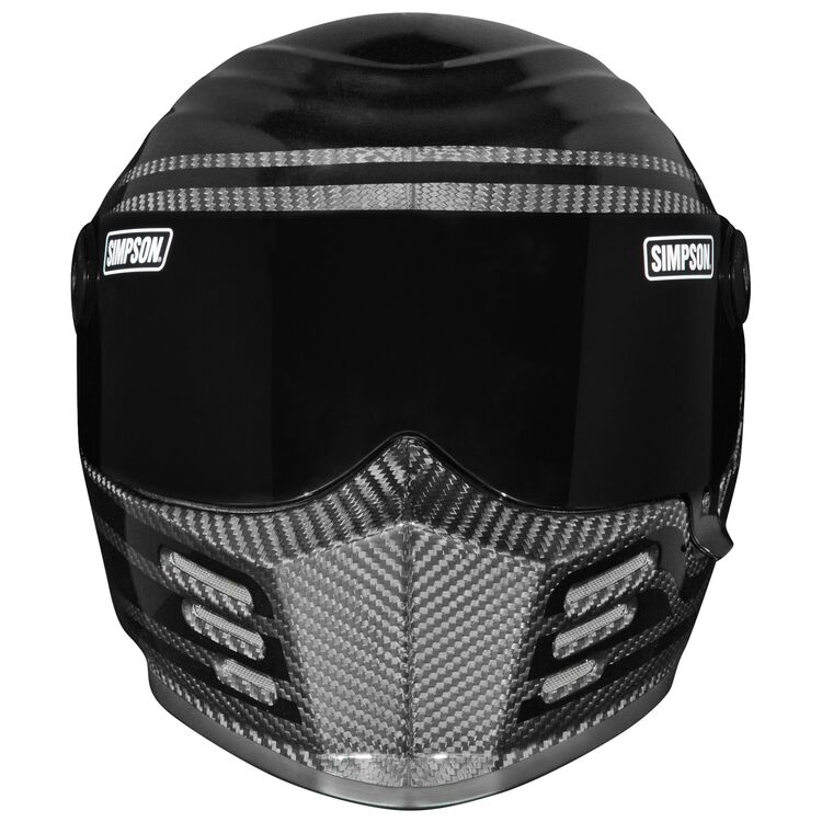 Simpson Helmets Outlaw Bandit 3 Carbon Unknown Industries LE Helmet front