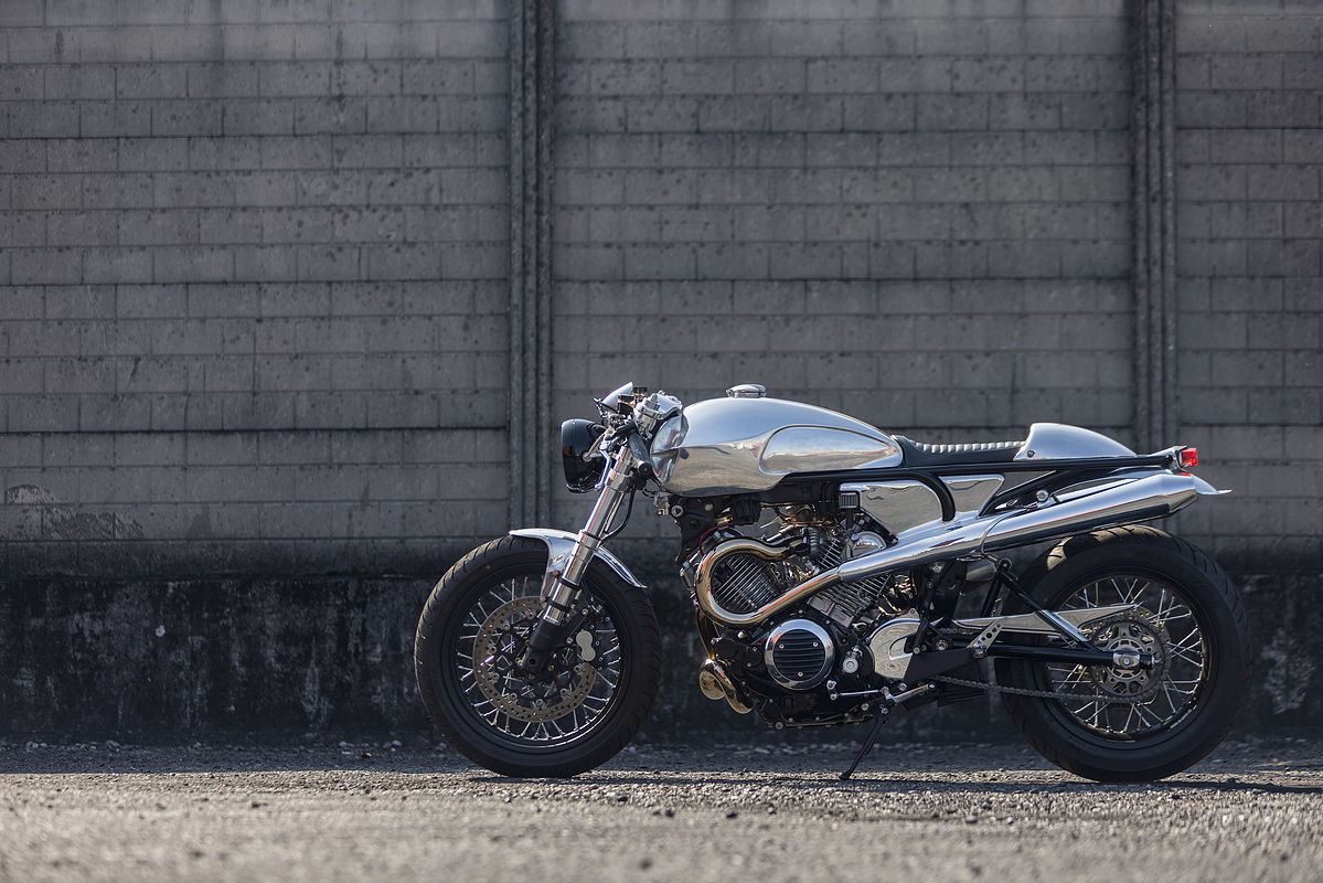 Custom Yamaha XV750 Virago Cafe Racer by Plan B Motorcycles