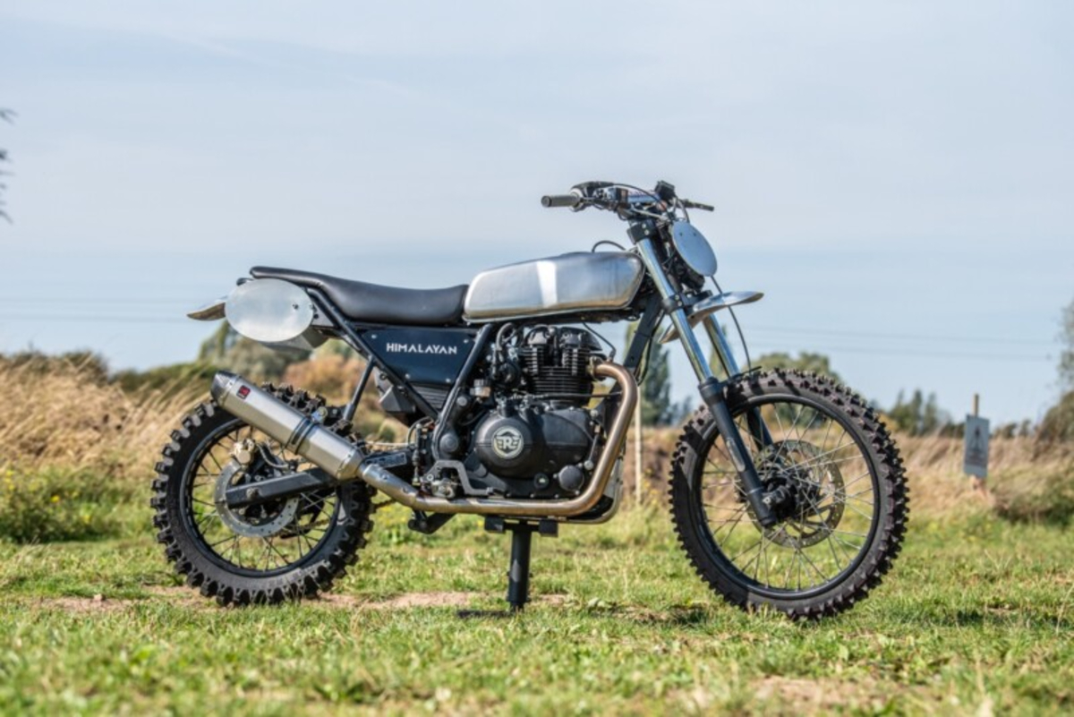 Custom Royal Enfield Himalayan 411 Dirt Bike by 999lazer