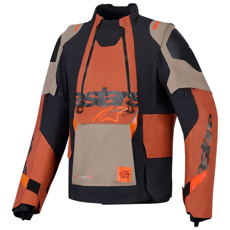 Alpinestars Halo Pro Drystar XF Laminated Jacket walnut/rust/black