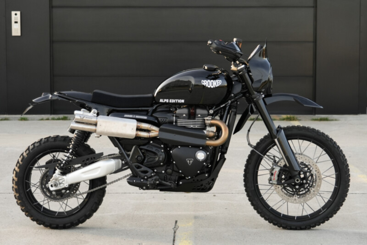 Custom Triumph Scrambler 1200 by Crooked Motorcycles
