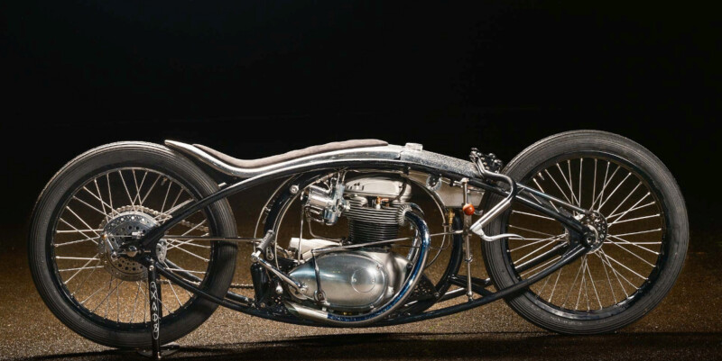 Custom BSA Boardtracker side view