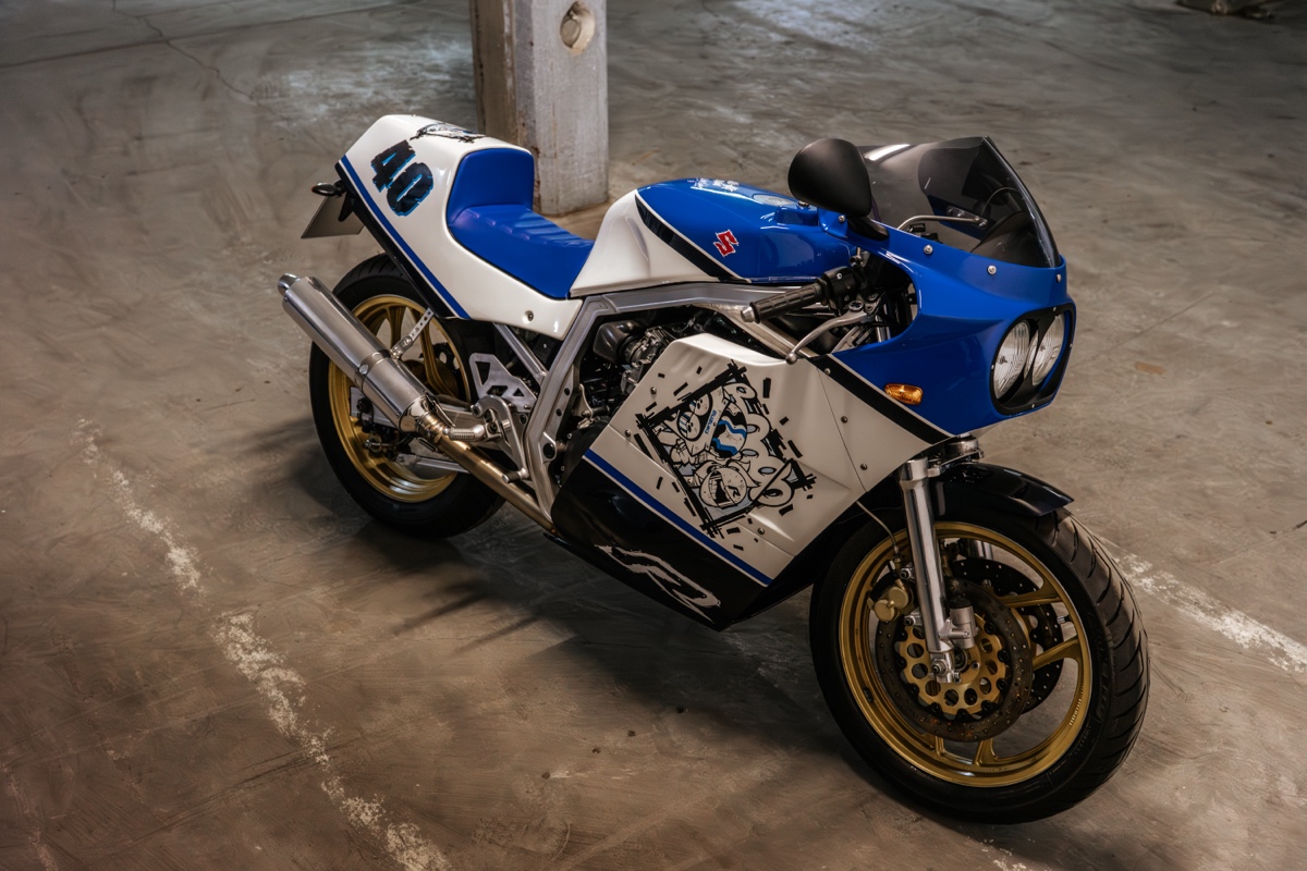 Custom 40th Anniversary 1985 Suzuki GSX-R750 by NCC Bikes