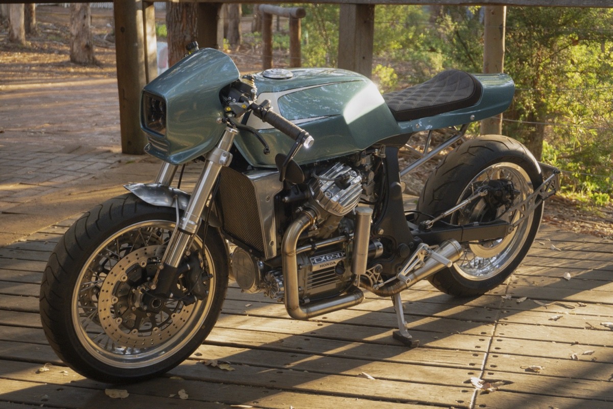 Custom Honda CX650 Cafe Racer by Kláwn Dara