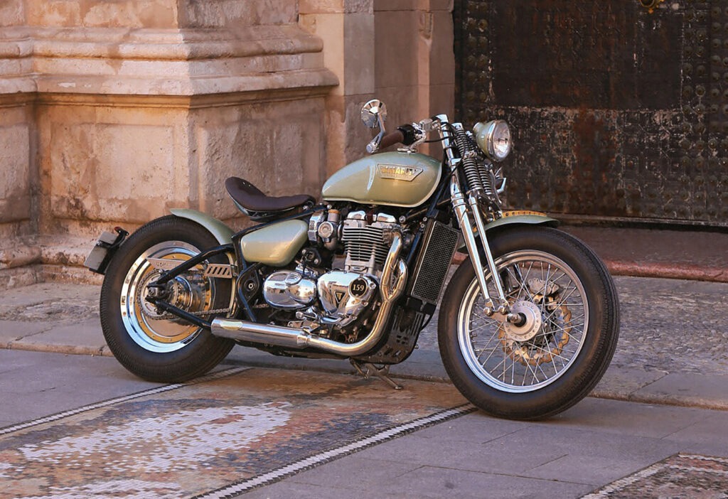 Custom Triumph Bobber by Tamarit
