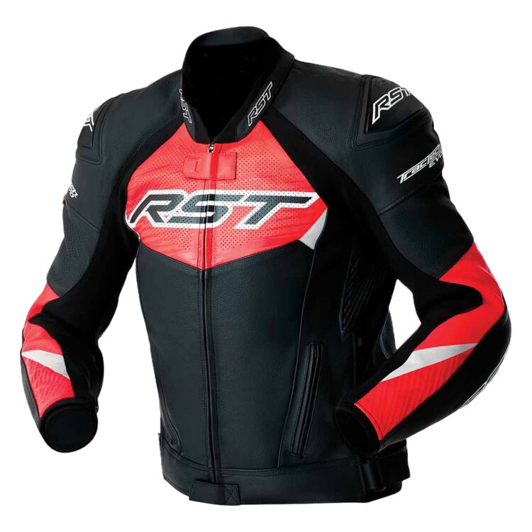 RST Moto Tractech Evo 5 D3O Leather Jacket red
