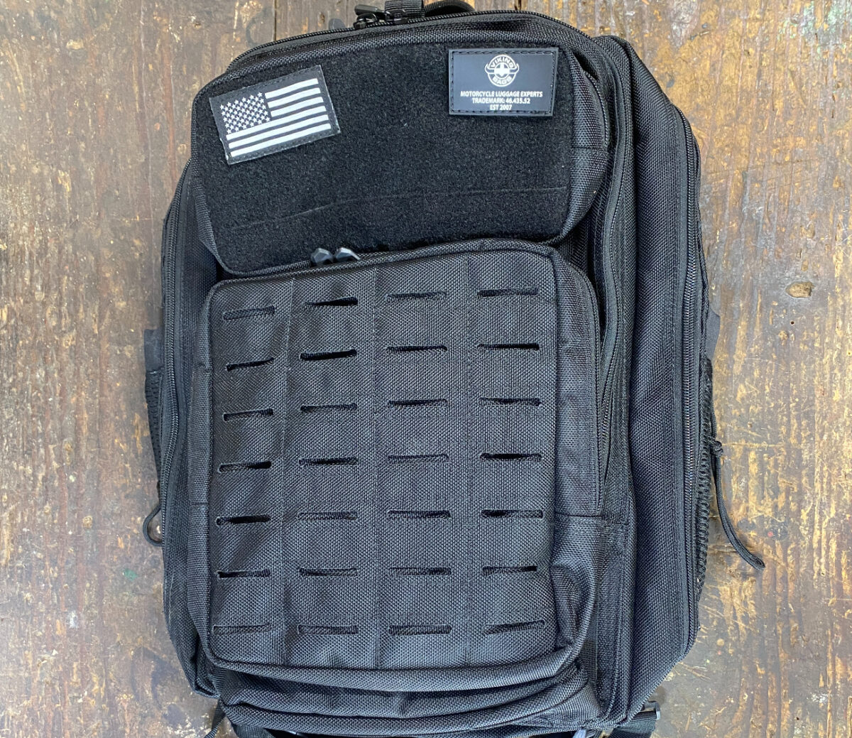 Front of the Viking Bags backpack