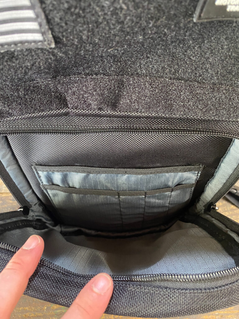 Interior of the Viking Bags backpack