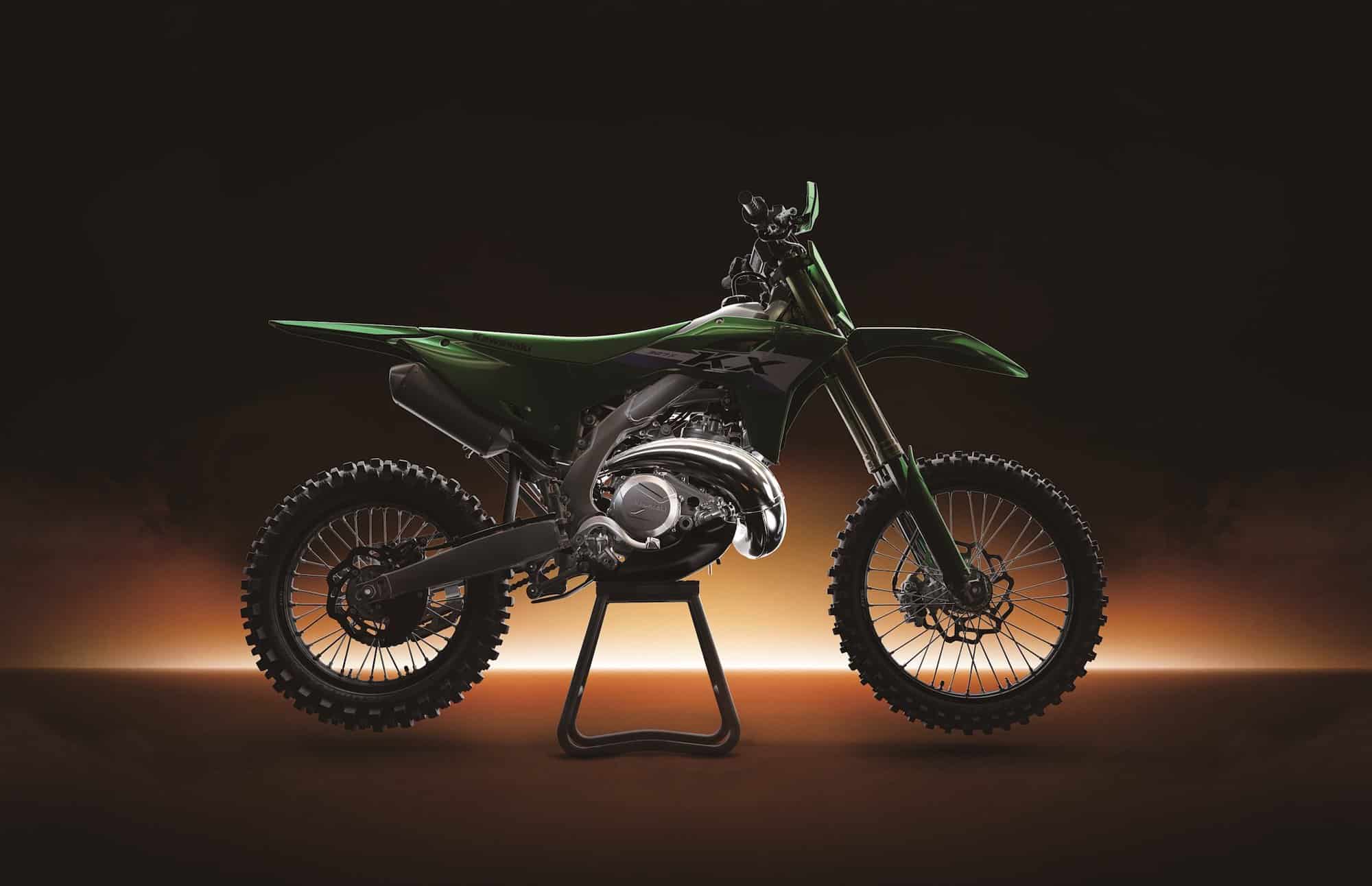 2027 Kawasaki KX327 in action
