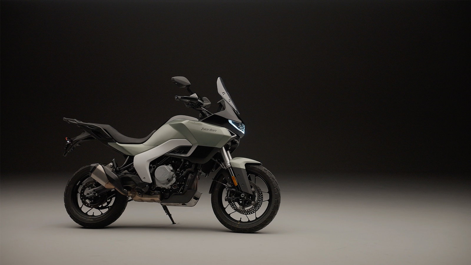 2026 Norton Atlas adventure motorcycle in Trophy Silver